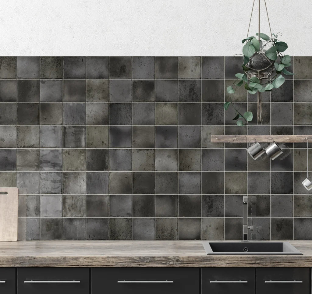 Amazonia - Carbon Square Tiles