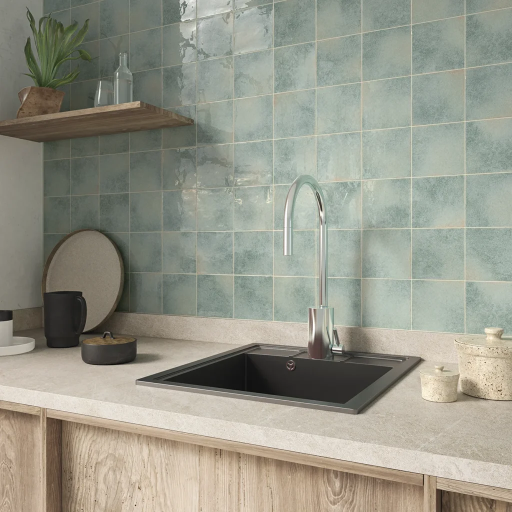 Enso - Teal Tiles