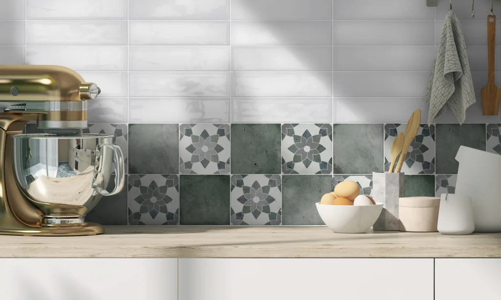 Antique - Green & Flora Tiles