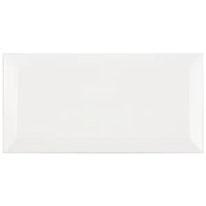 Bevelled - Gloss White Subway Tile