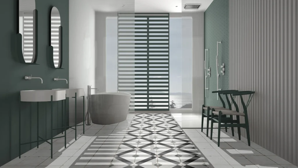 Renaissance - Frame & White Floor
