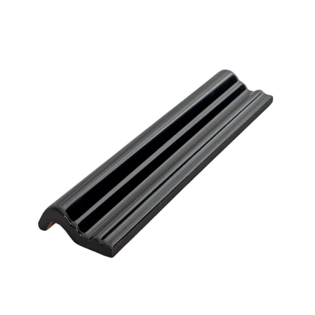 Capping - Gloss Black 50 x 150mm Tile Capping