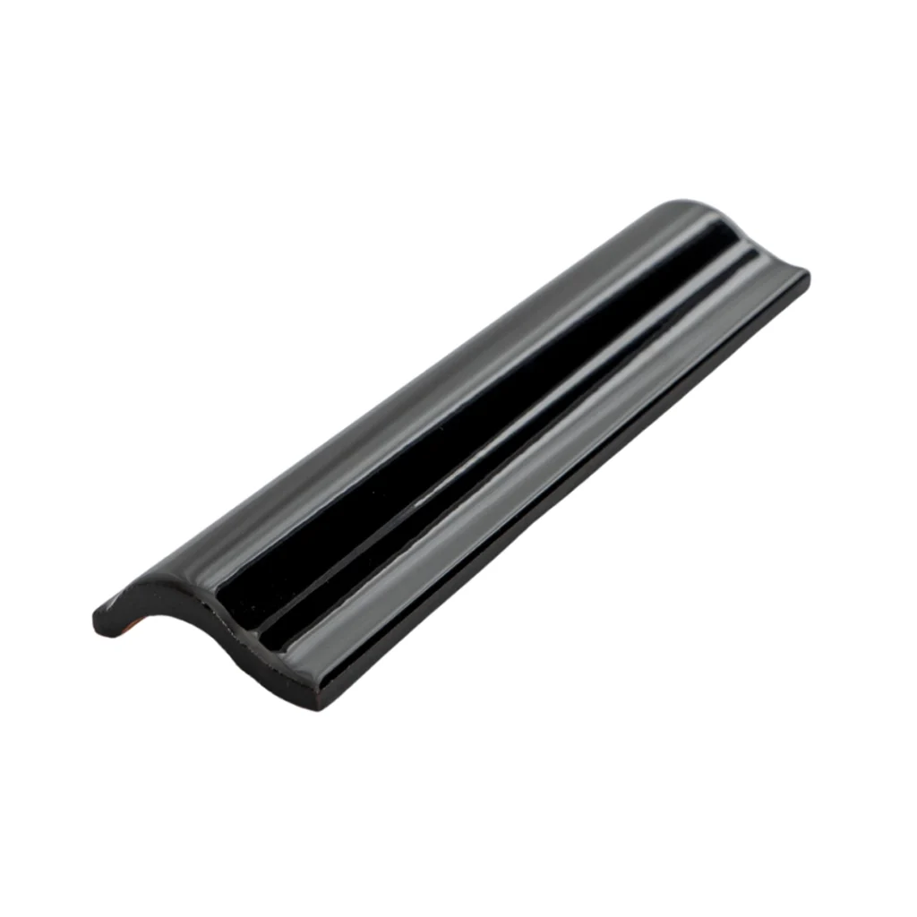 Capping - Gloss Black 50x200mm Tile Capping