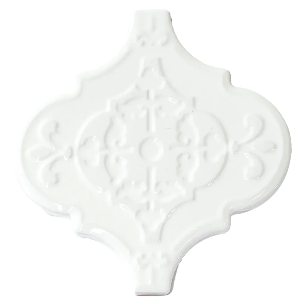 Arabesca - Gloss White Lantern Tile