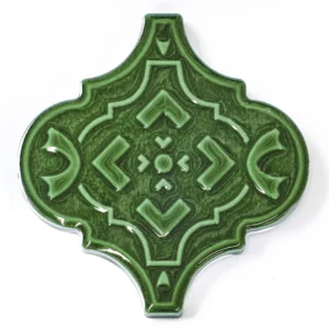 Arabesca - Heritage Green Lantern Tile