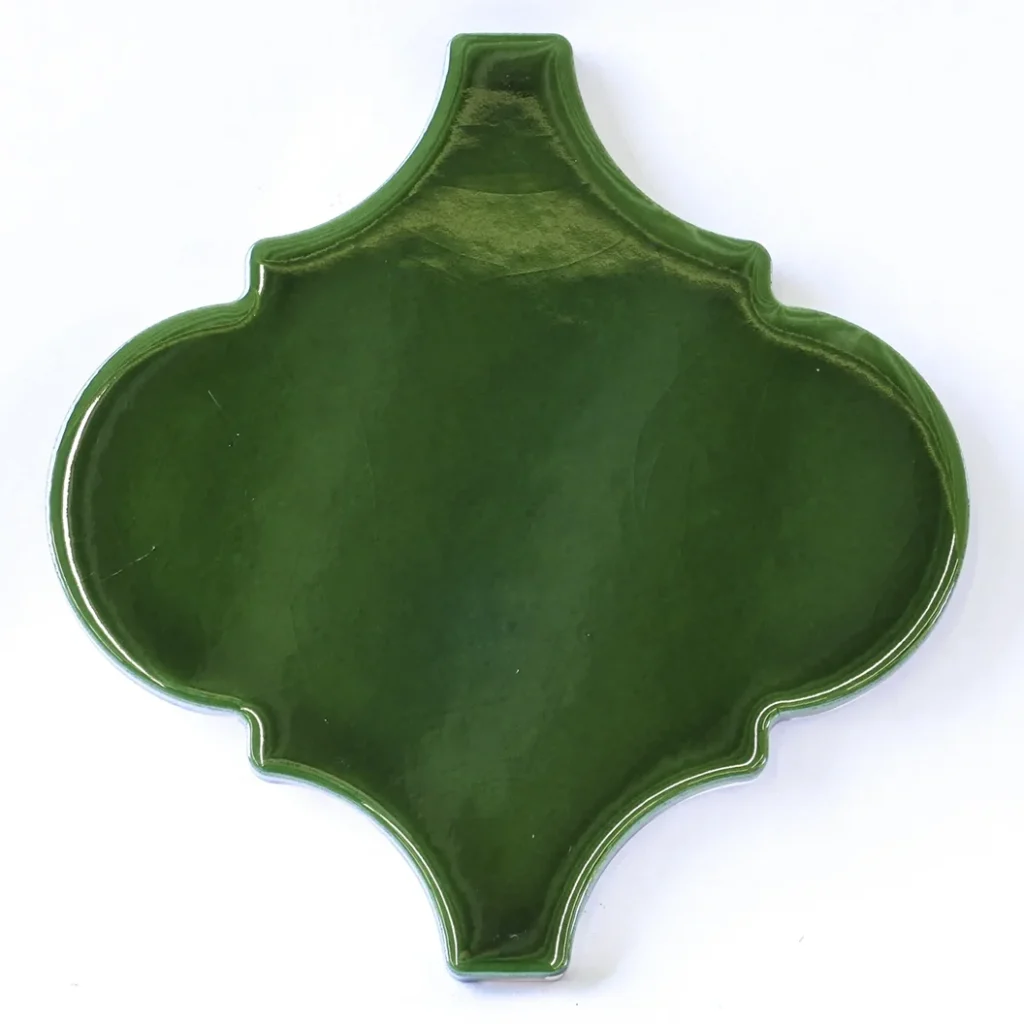 Arabesca - Heritage Green Lantern Tile