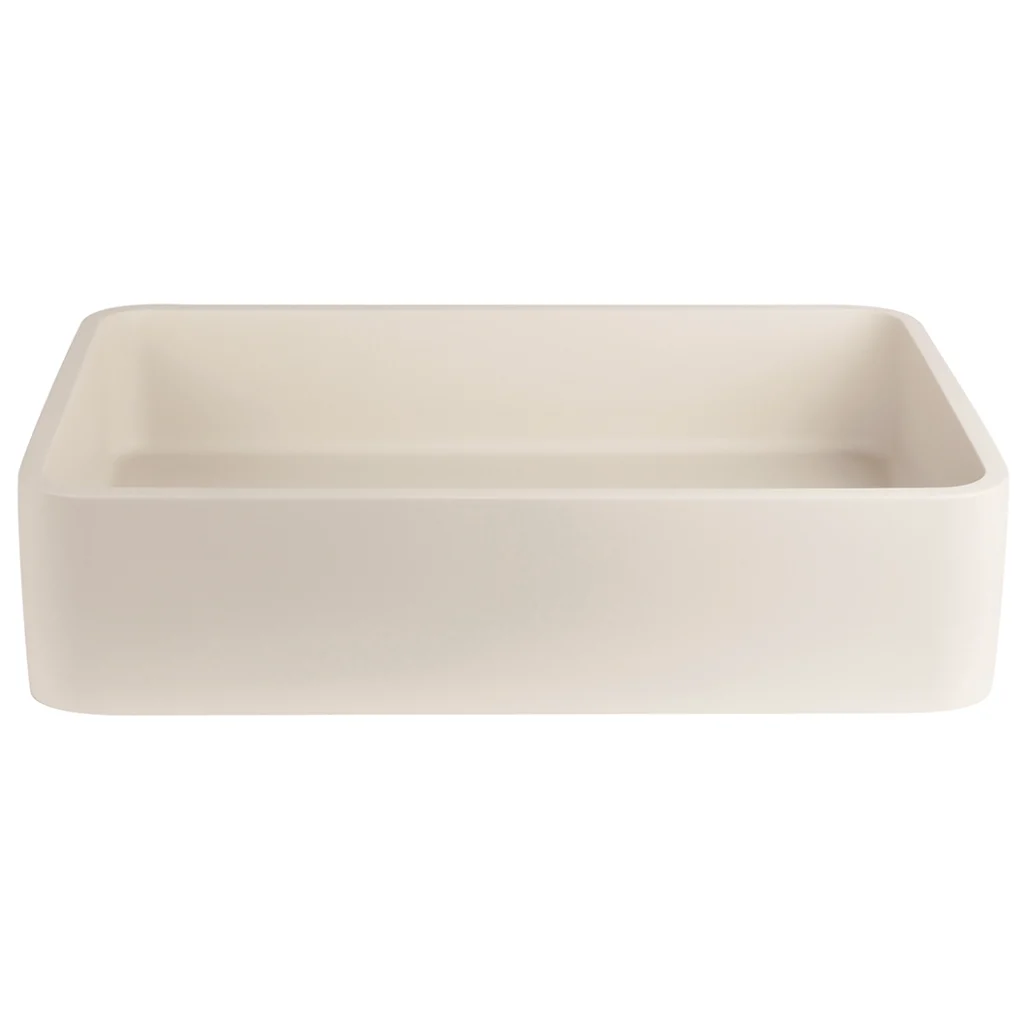 BELLA - Matte White Concrete Basin