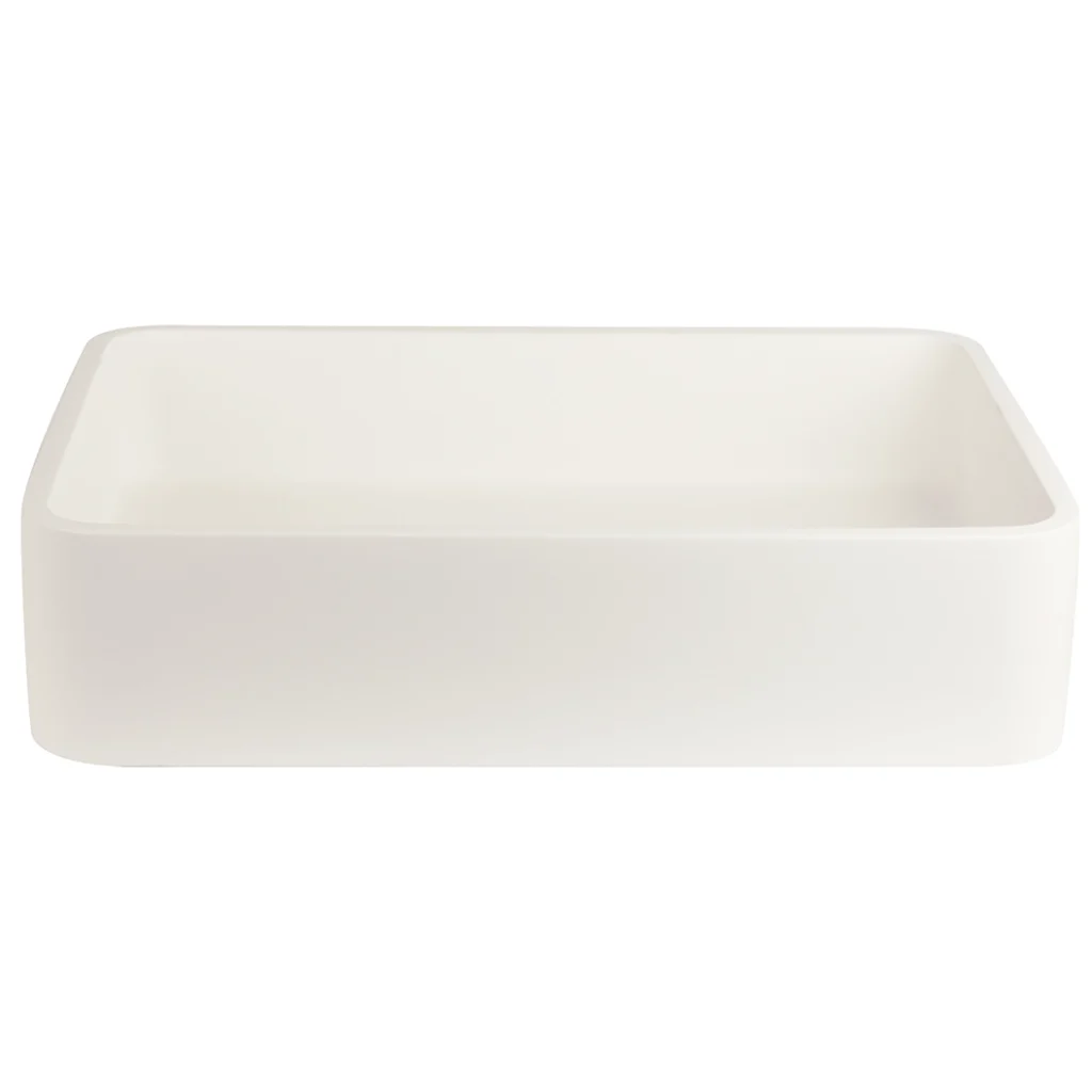 BELLA - Matte White Concrete Basin