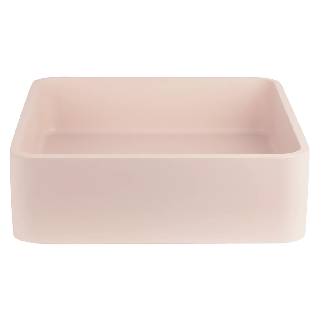 PIAZZA - Blush Pink Concrete Basin