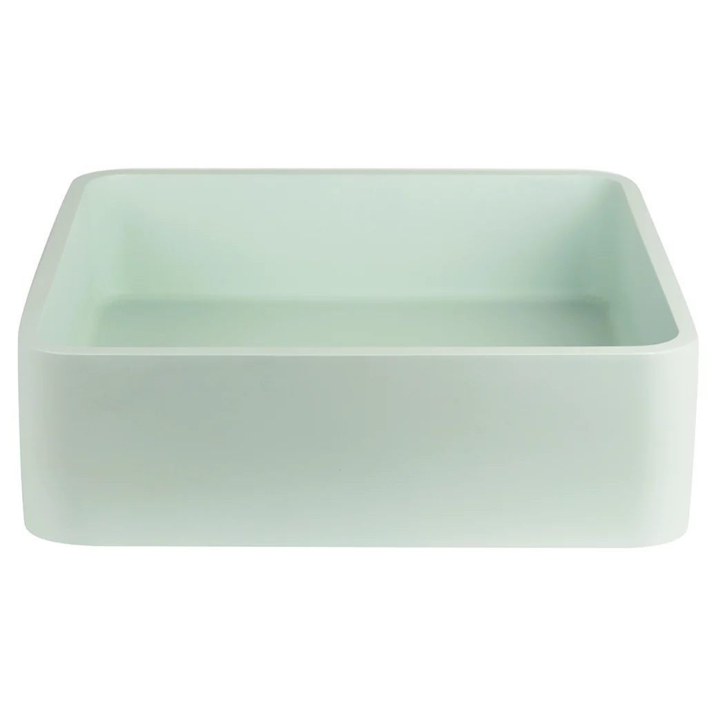 PIAZZA - Mint Green Concrete Basin