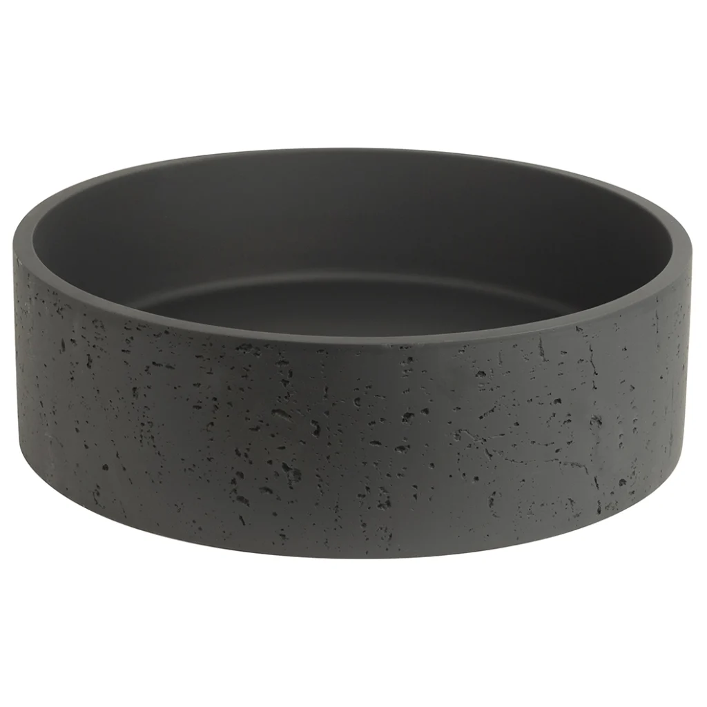 ROCCO - Matte Black Concrete Basin