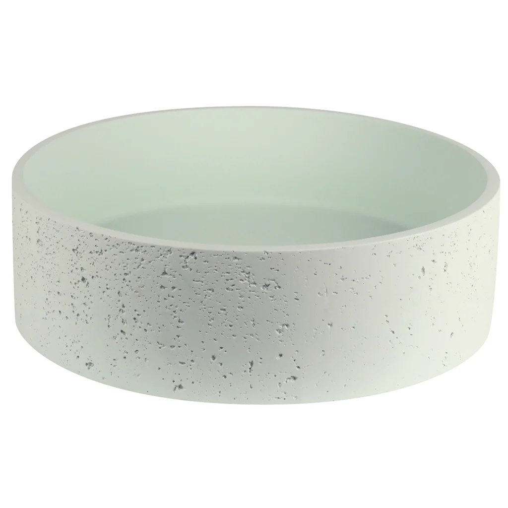 ROCCO - Mint Green Concrete Basin