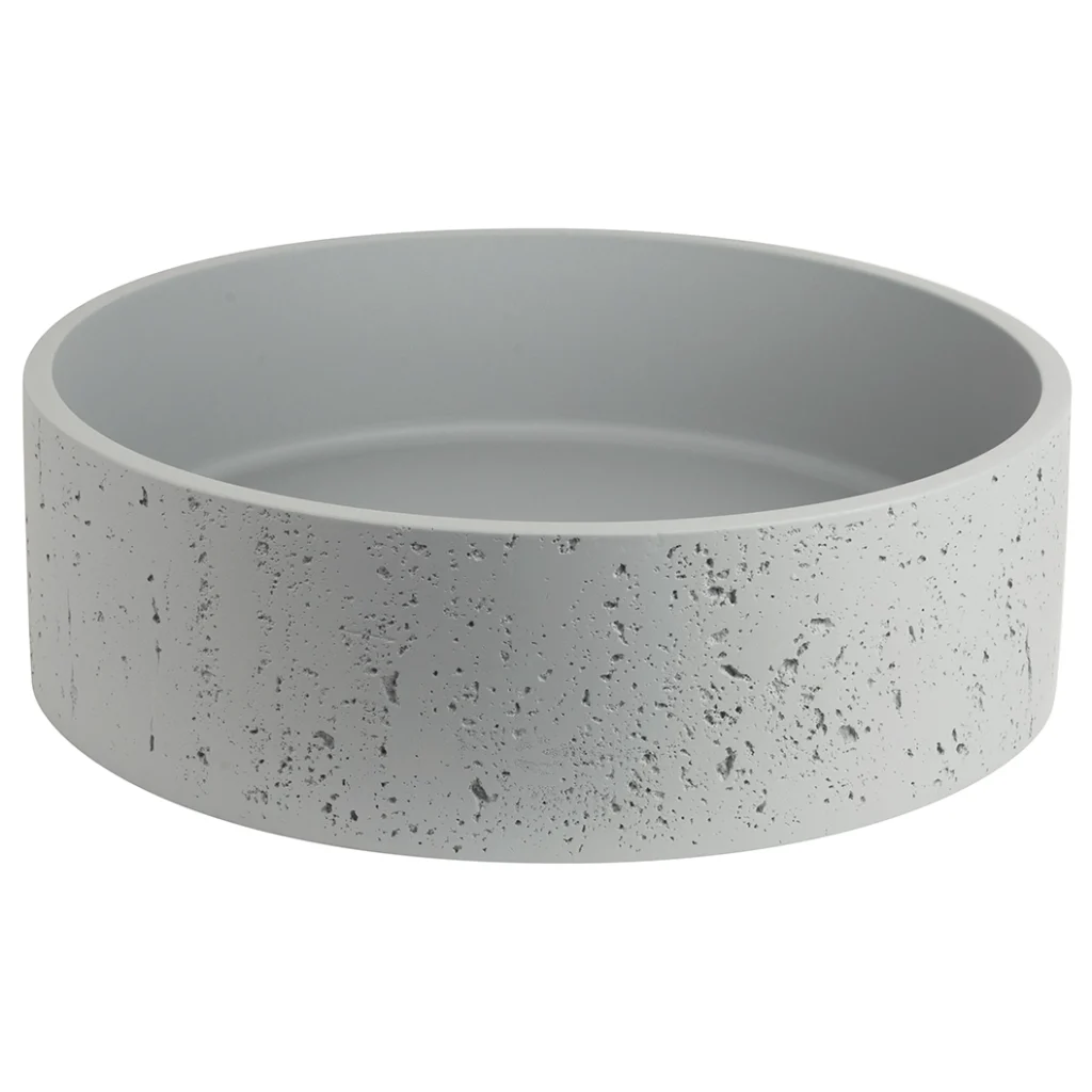 ROCCO - Steel Grey Concrete Basin