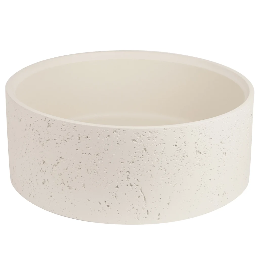 ROCCO 2.0 - Ash White Concrete Basin