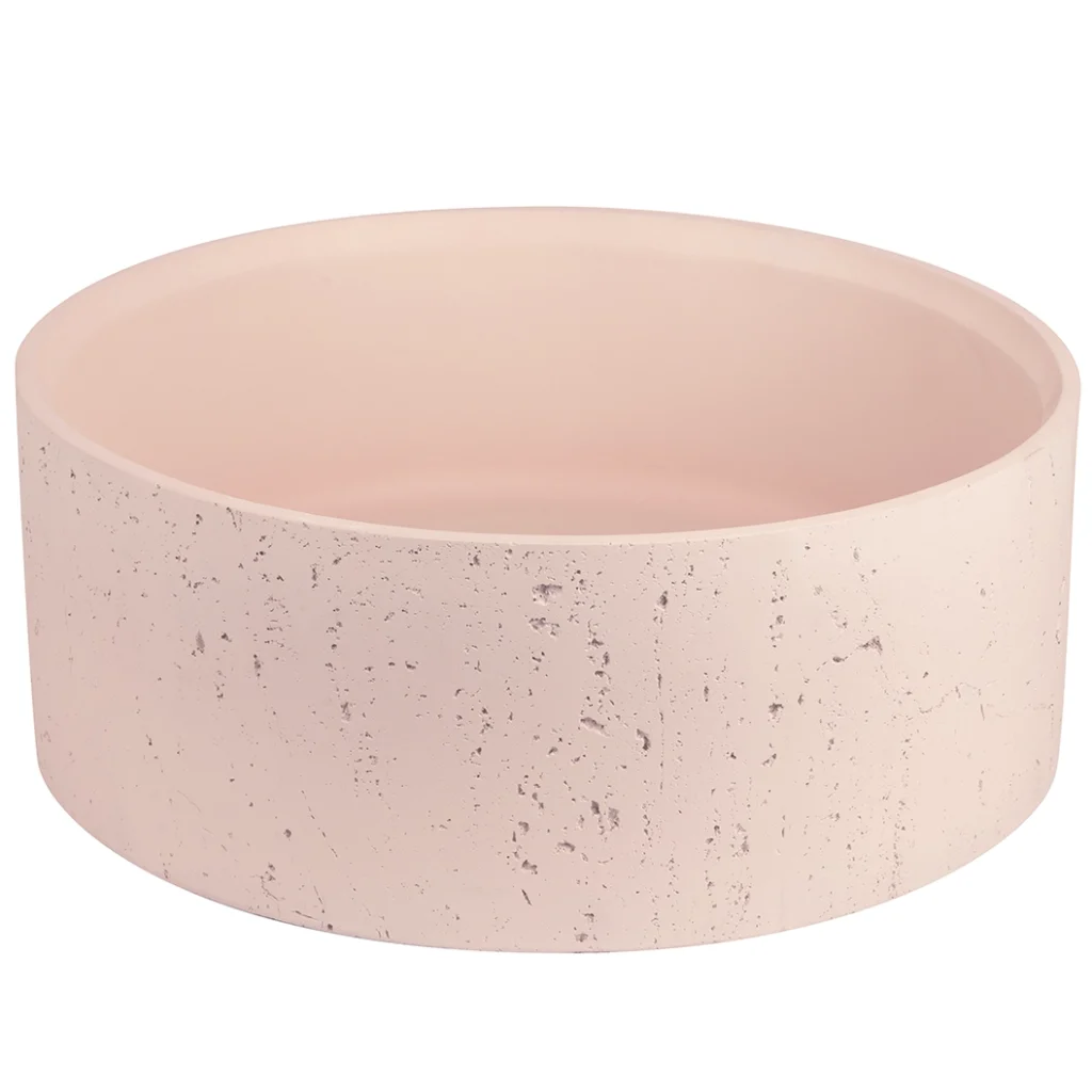 ROCCO 2.0 - Blush Pink Concrete Basin