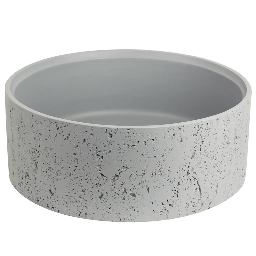 ROCCO 2.0 - Steel Grey Concrete Basin