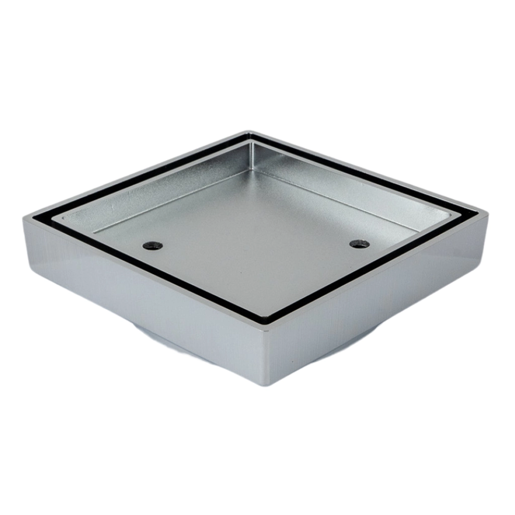 Square Waste - Tile Insert - Chrome