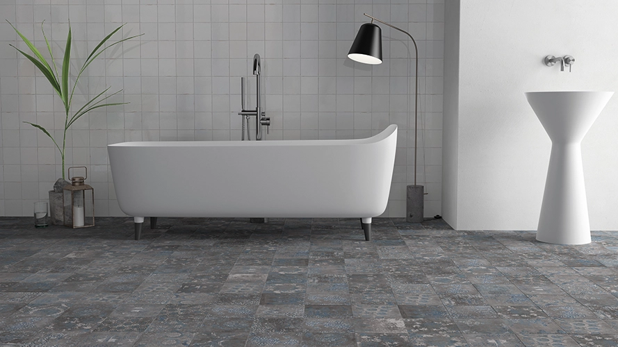 Chateau - Graphite Décor Tiles