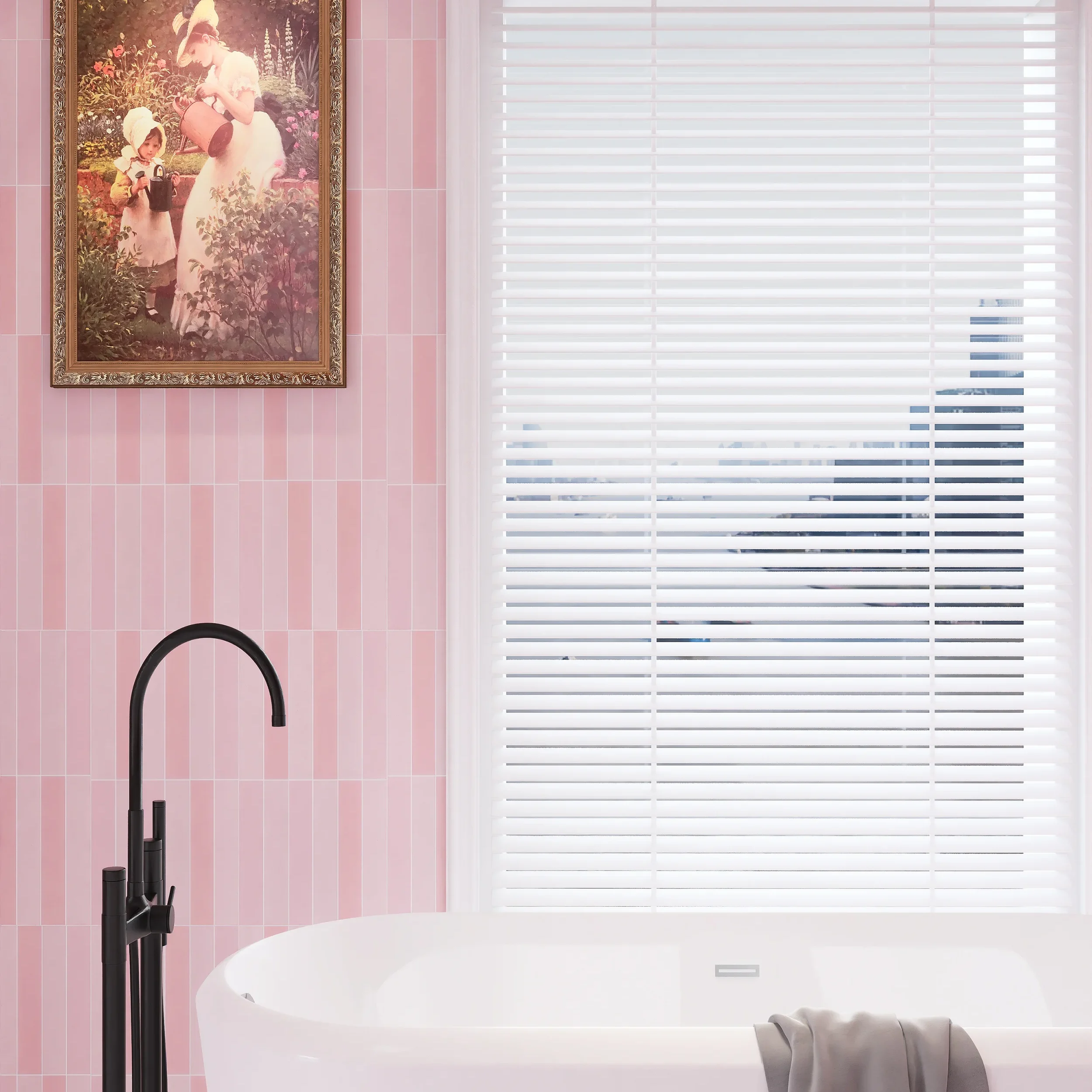 Carnival - Fairy Floss Pink Tiles